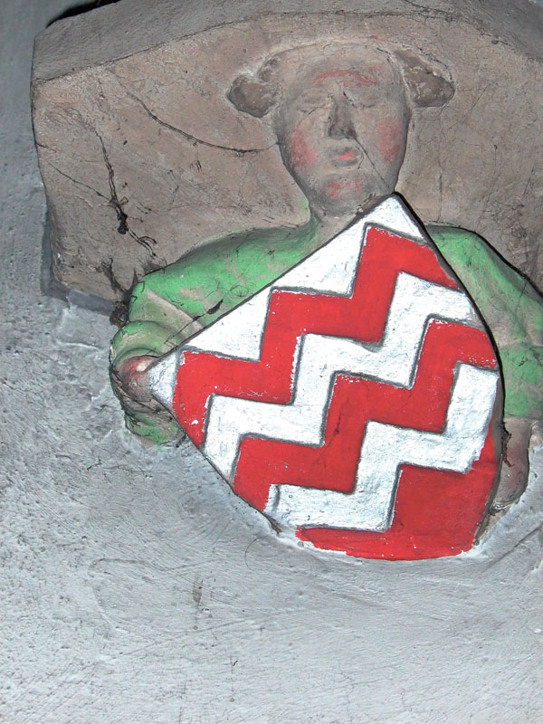 Wappen Geispitzheim im Chor der Kirche