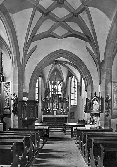 KIrchenraum vor 1968