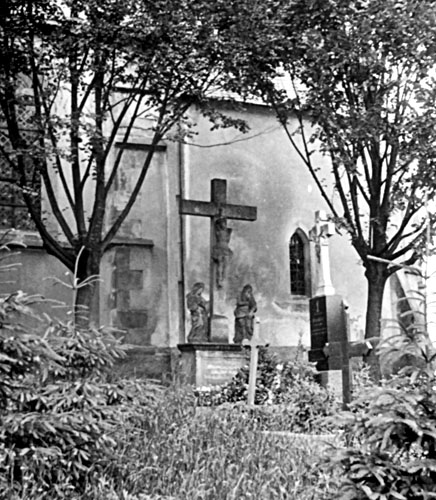 ehemaliges Kreuz auf dem Kirchhof Gabsheim
